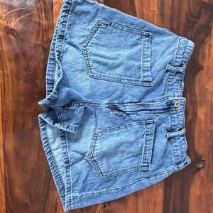 Kensie Women's Denim Shorts Blue Size 2 Elastic‎ Waist Casual